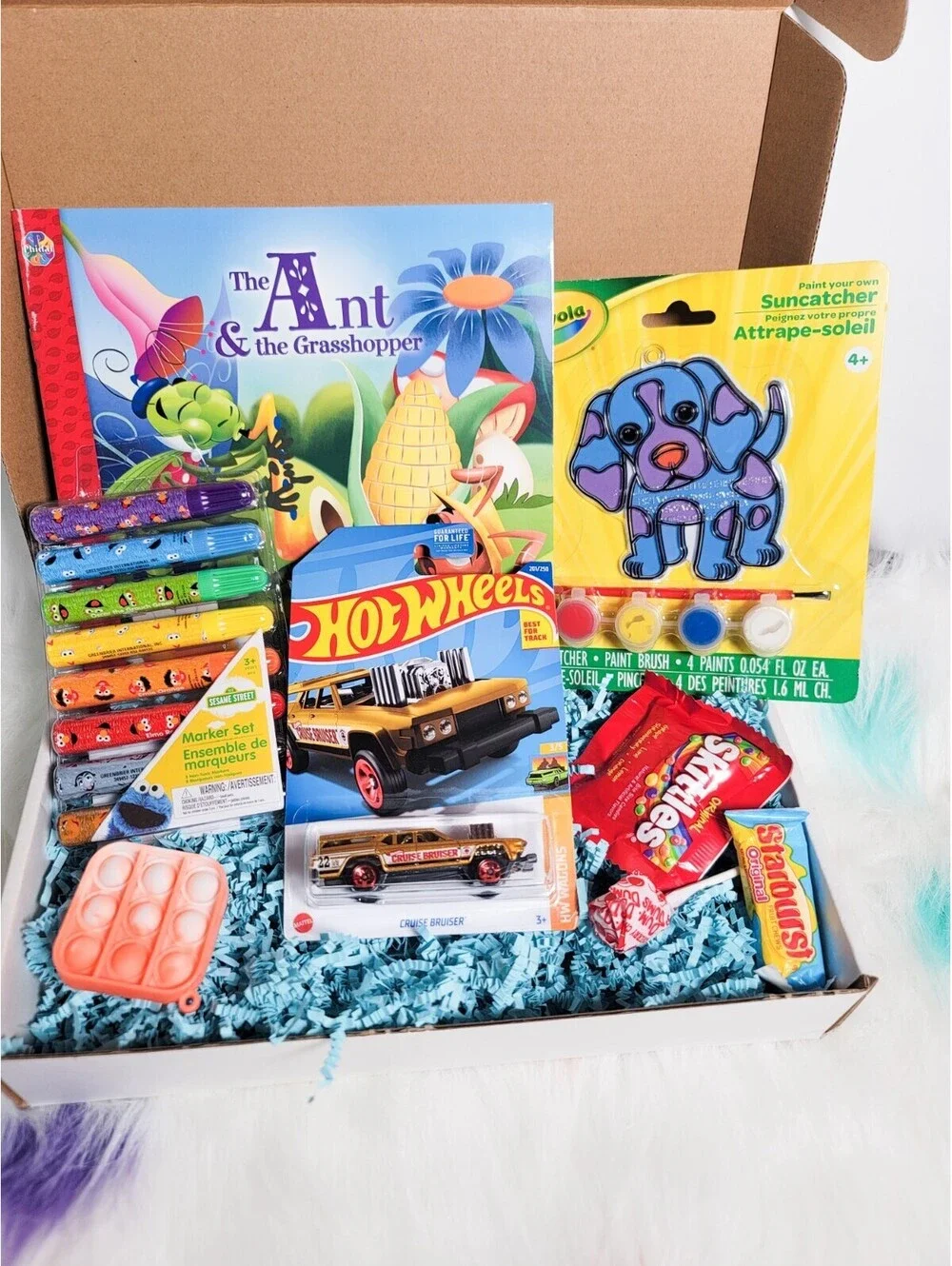 The Boy Gift Box Personalized Relaxation and Toys Gift Box,